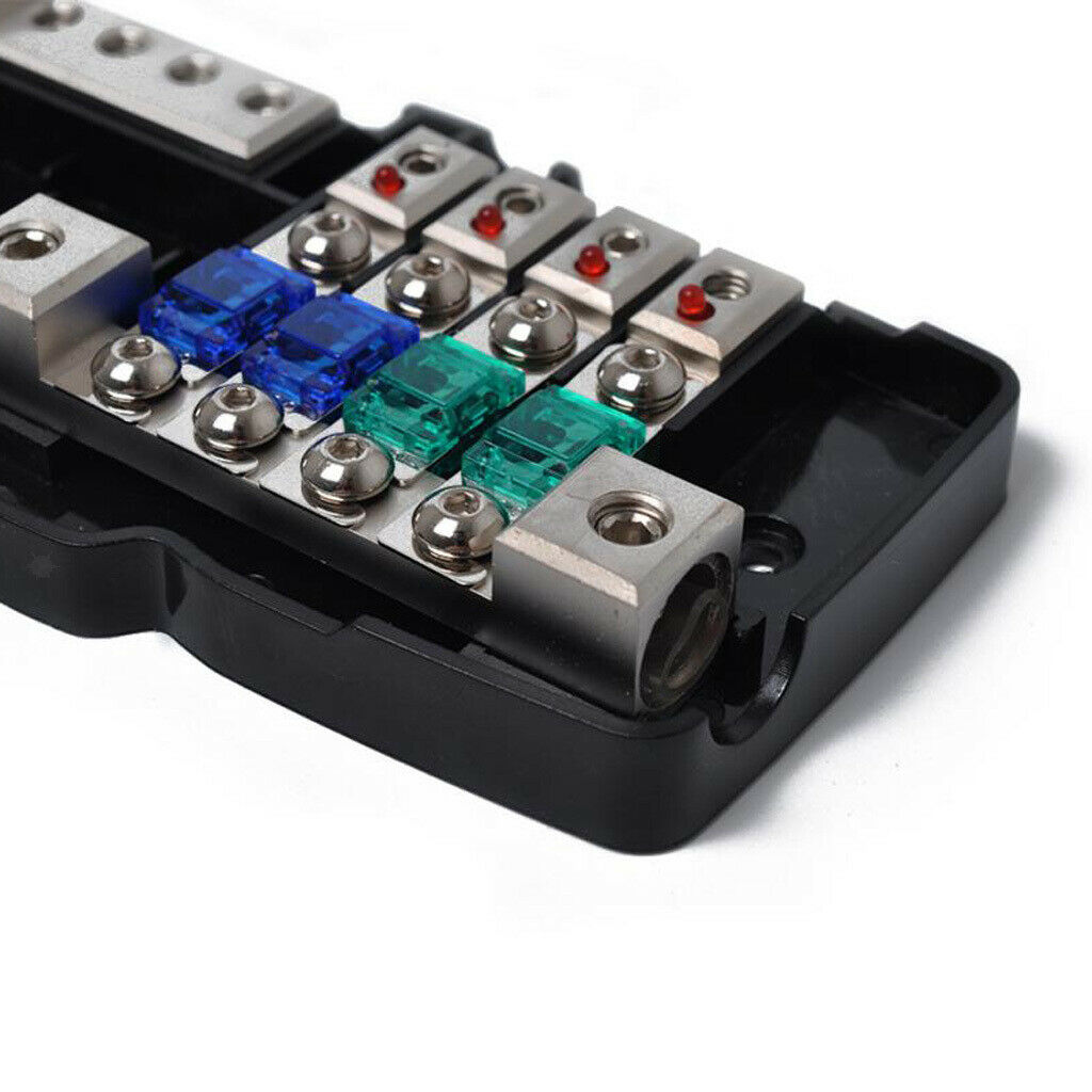 Auto Audio Power Distribution ANS Fuse Distribution Block, 4 Way ANS