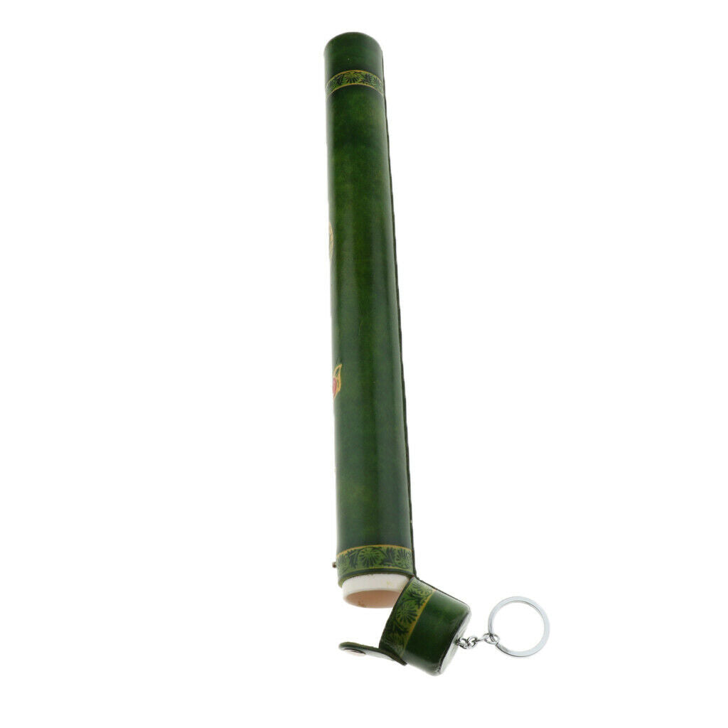 1 Piece Yangqin Dulcimer Bamboo Peak Tube Musical String Instrument Green