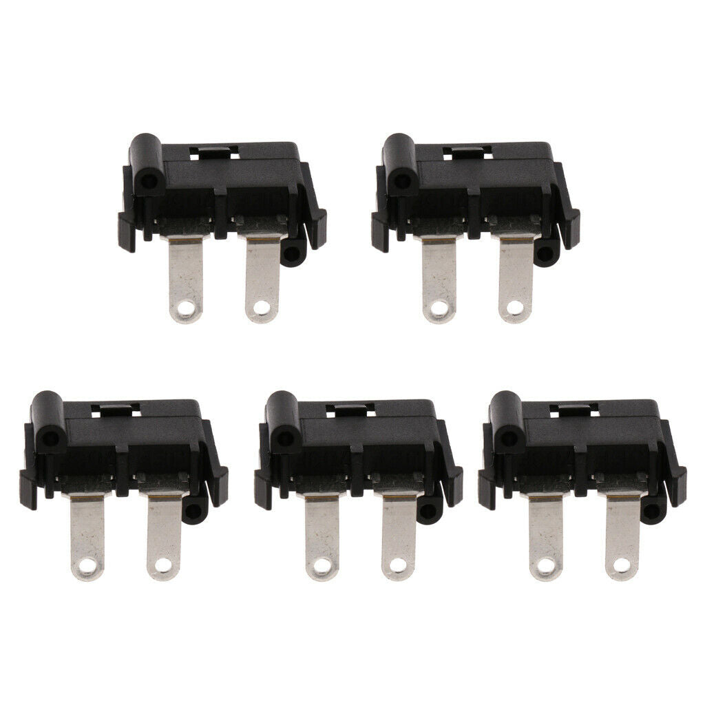 5 Pieces 30A 2-Pin Amp Auto Blade Standard Fuse Holder Box +Cover