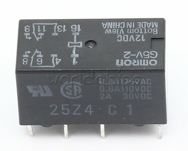 10Pcs RELAY OMRON DIP-8 G5V-2-12VDC G5V-2-DC12 12V DC12V Signal Relay