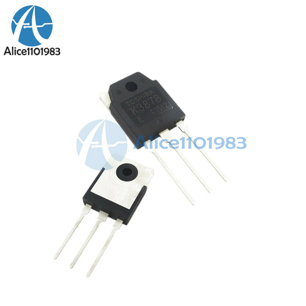 2PCS 2SK3878 K3878 TOS MOSFET N-Ch FET RDS TO-3P K3878