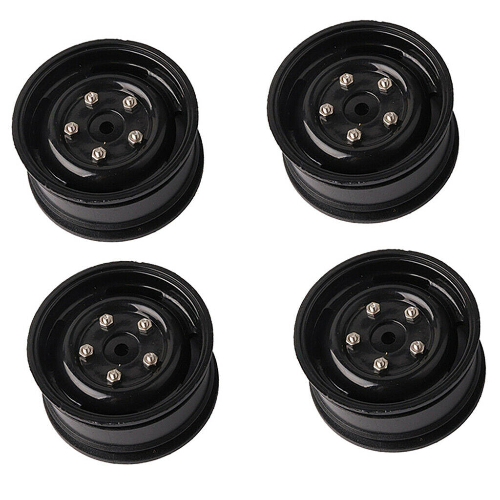 1/10 RC Car Accs 1.9inch Beadlock Wheel Rim Hub Plastic for Axial SCX10 CC01