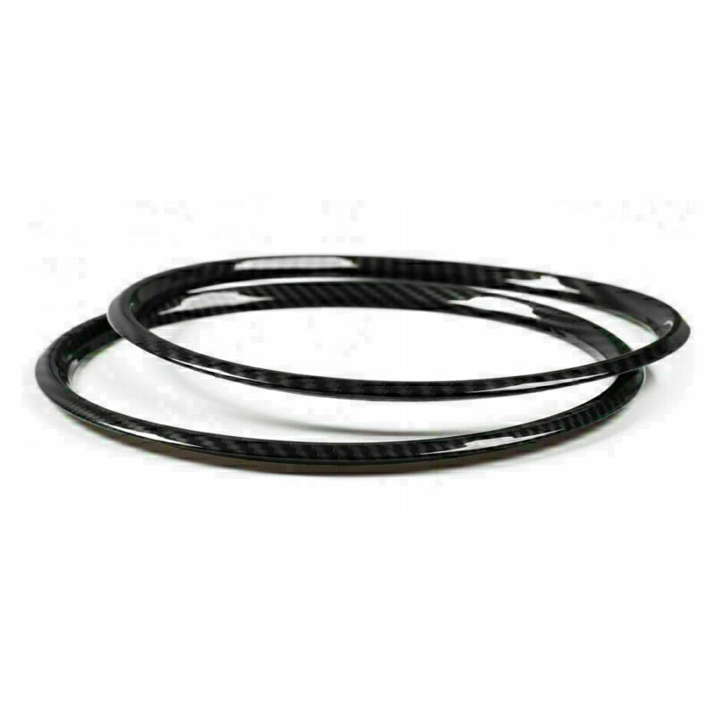 2x ABS Door Sound Speaker Loudspeake Cover Trim Ring For Ford Mustang 15-16 C CN