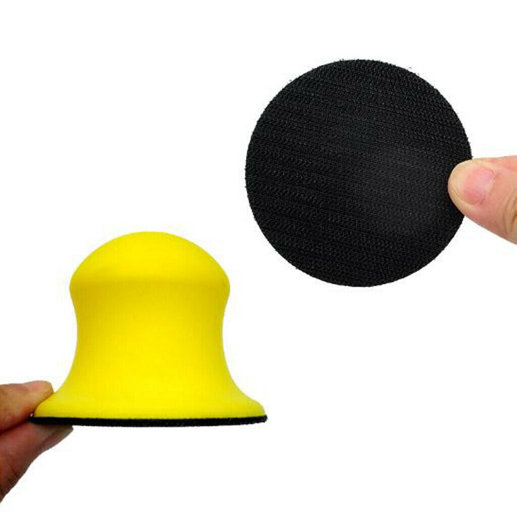 3 inch hand sanding block, nylon foam climbing sanding disc for