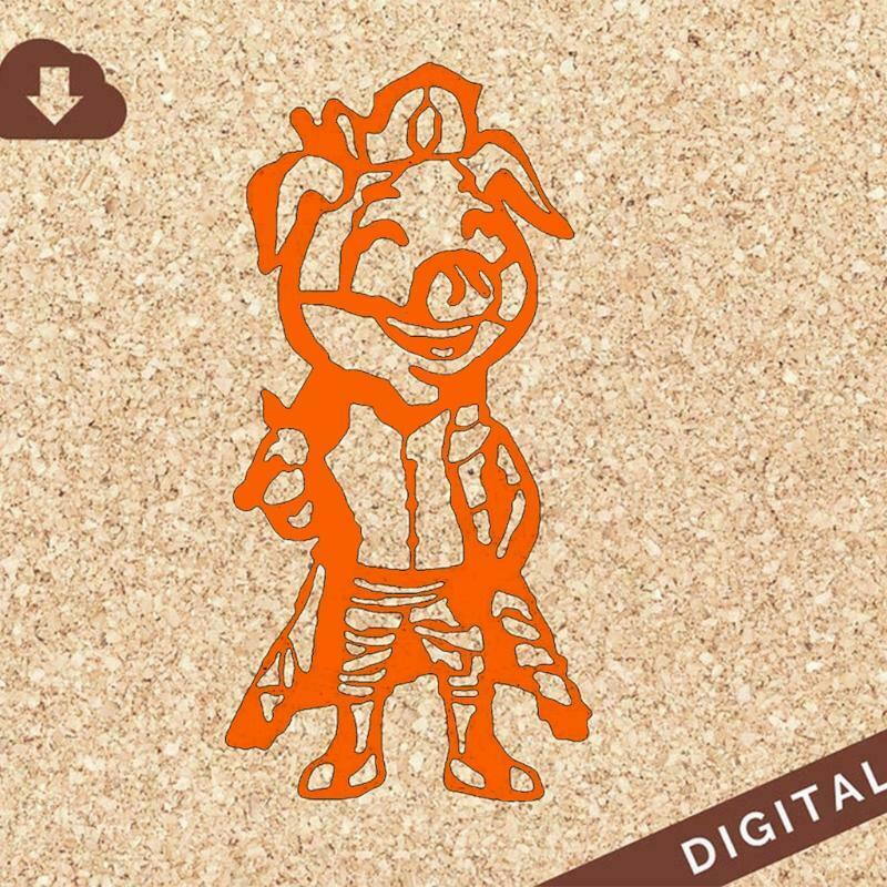 Pig Metal Cutting Dies Stencil DIY Scrapbooking Album Paper Card Template Mold