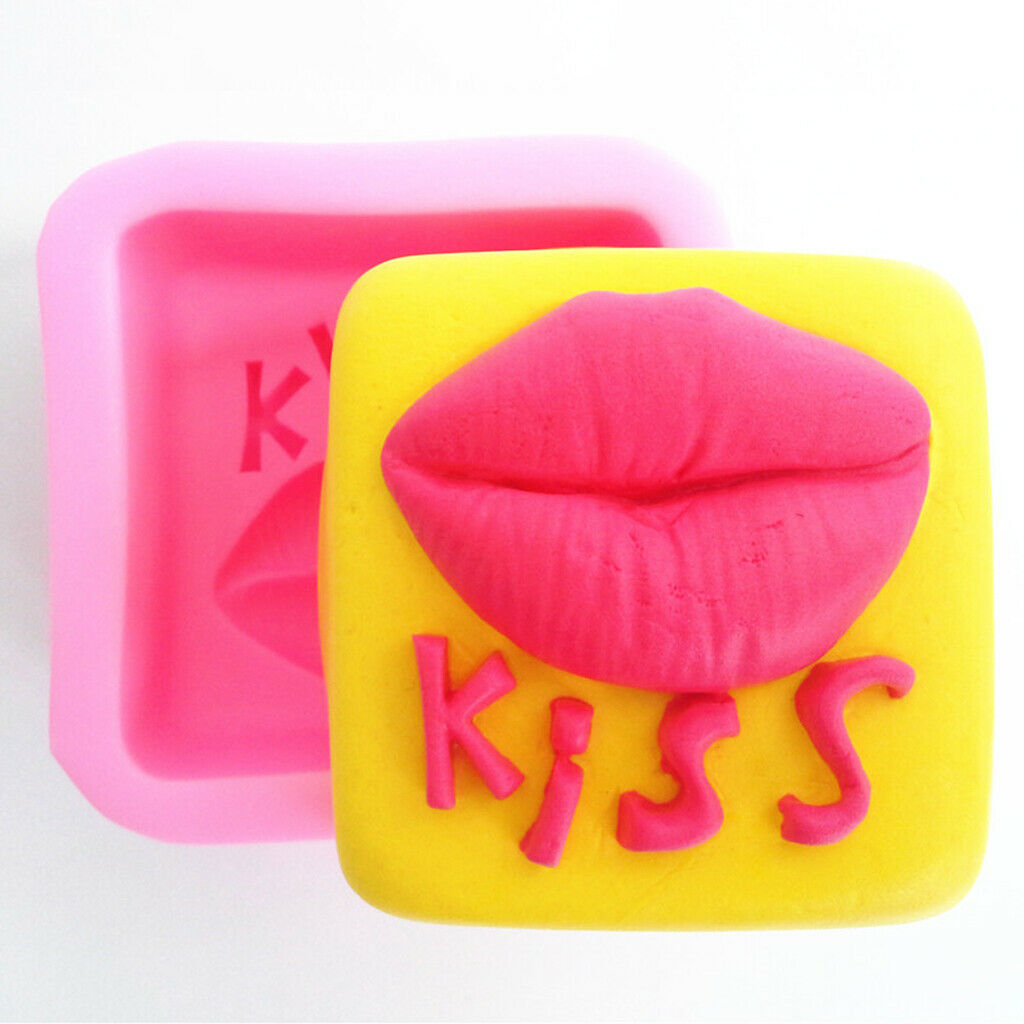 Novelty Mouth Kiss Silicone Cake Mould Baking Fondant Sugar Craft DIY Tool