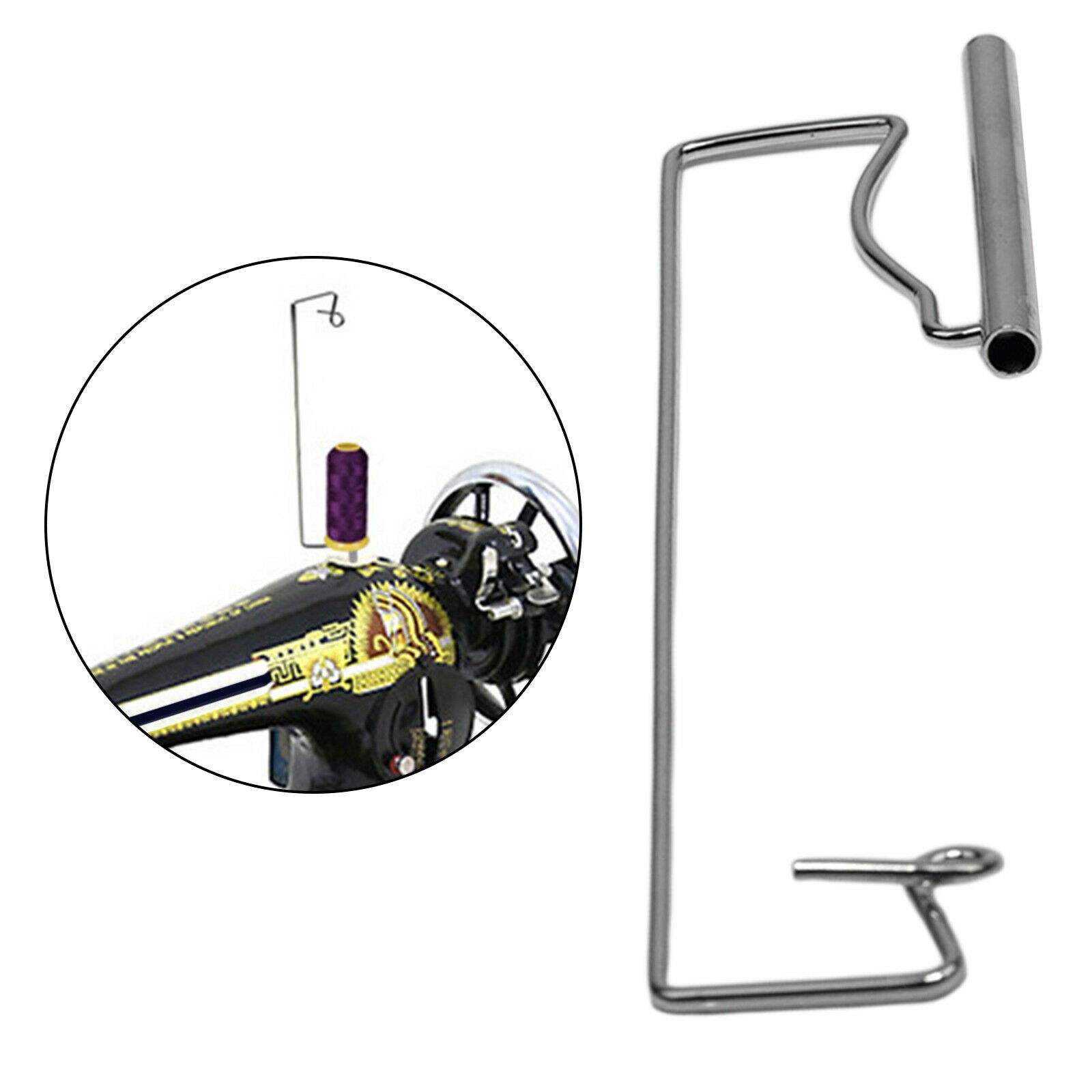 Sew Machine Spool Stand 23cm Quilting Repair Bobbins Holder Stainless Steel