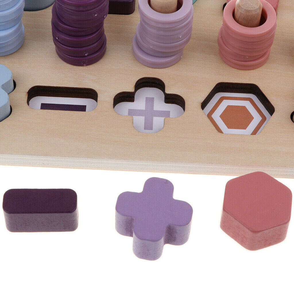 Geometric Wooden Toys Intellectual Development For Children
