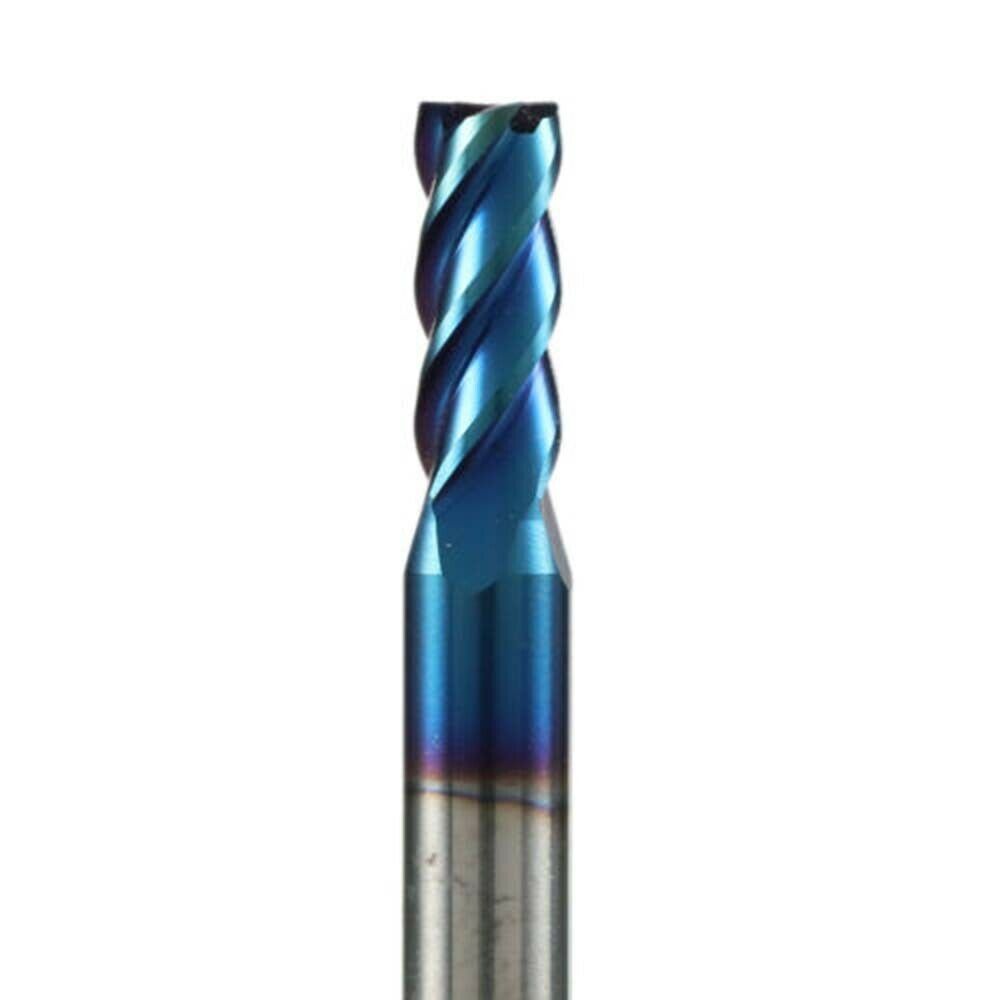 2Pcs 3MM HRC65 4 Flutes Tungsten Carbide End Mill CNC Milling Cutter Drill Bit