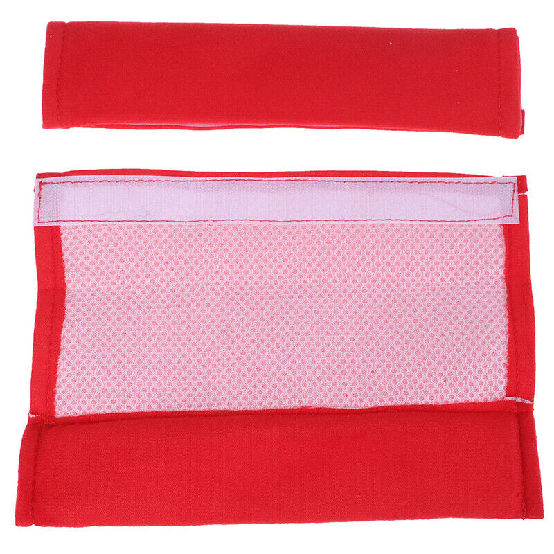 2 Pcs Red Car Seat Belt Shoulder Safety Pads Cover Comfortable Cushion FT.l8