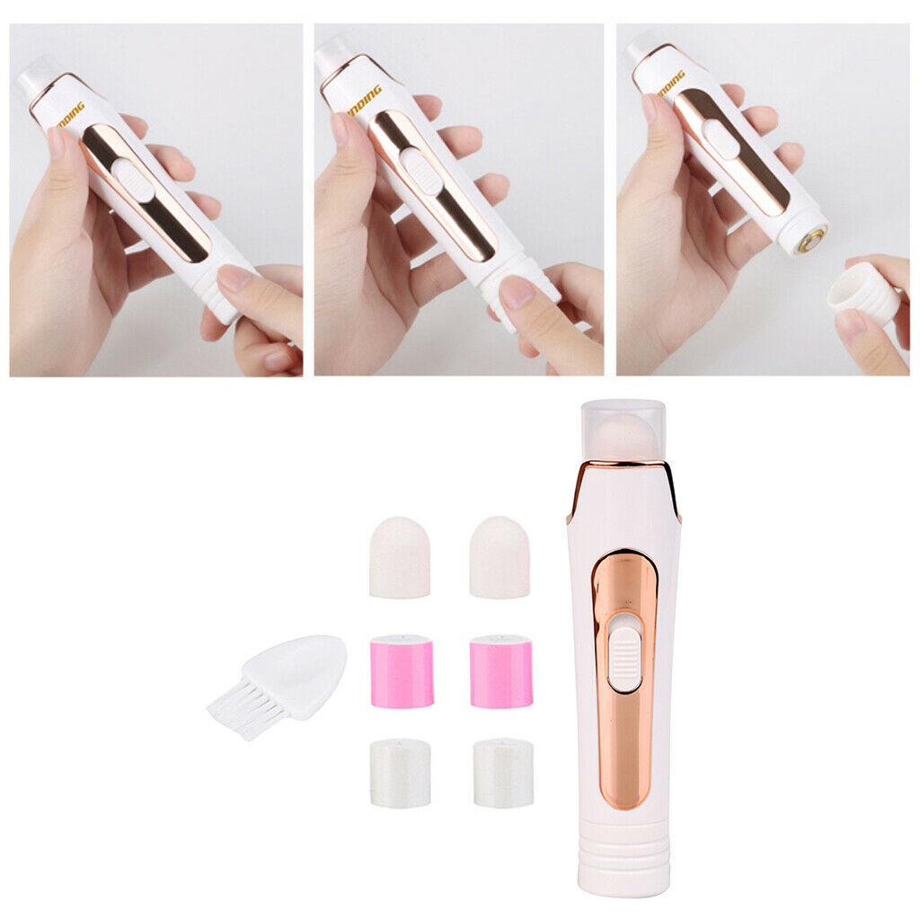 Electric Nail Drill Machine Kit Nail Art Pen Pedicure Nail Files White