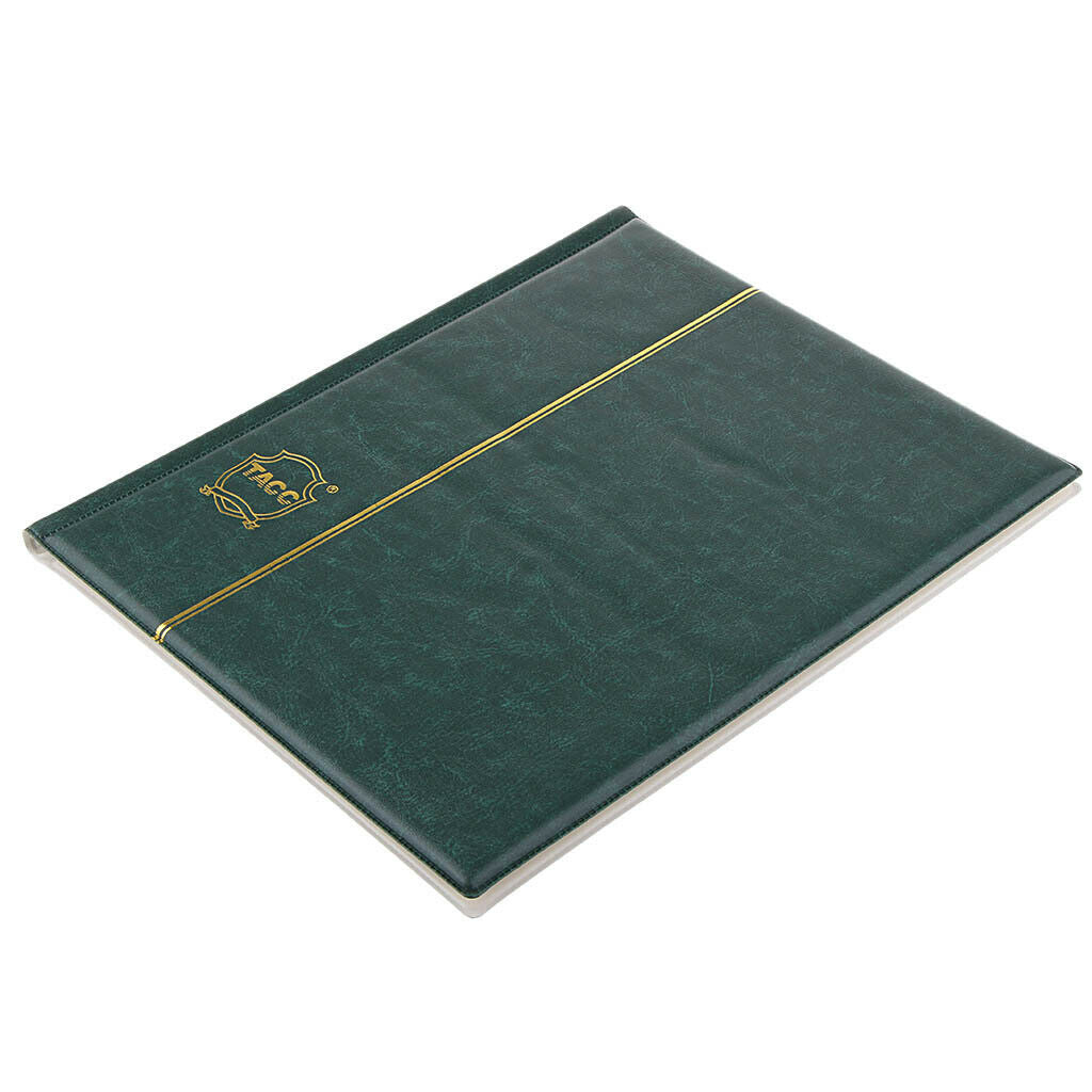 200 Coin Currency Holder Collector Storage Money Pocket PU Album Book Green