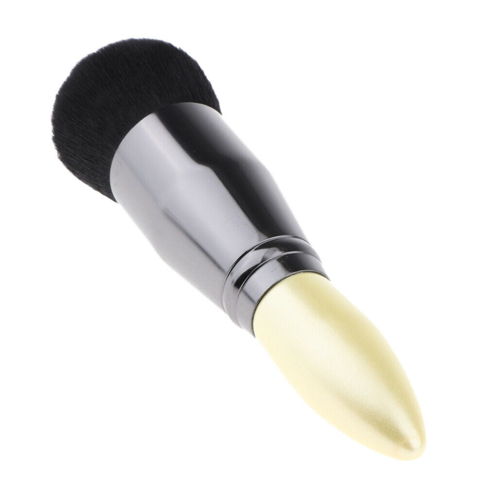 Mini Makeup Powder Brush Cosmetics Tools Multi Color Brush  Beige Yellow