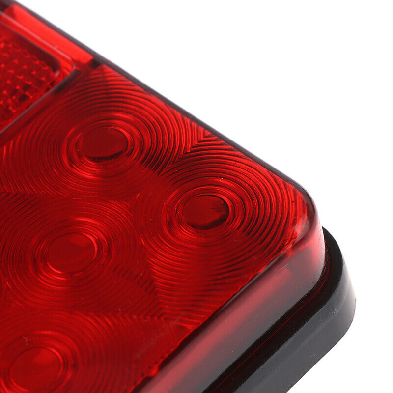 1Pair Amber Red Car Truck Trailer Rear Led 10LED Tail Indicator Stop Brake LBDA