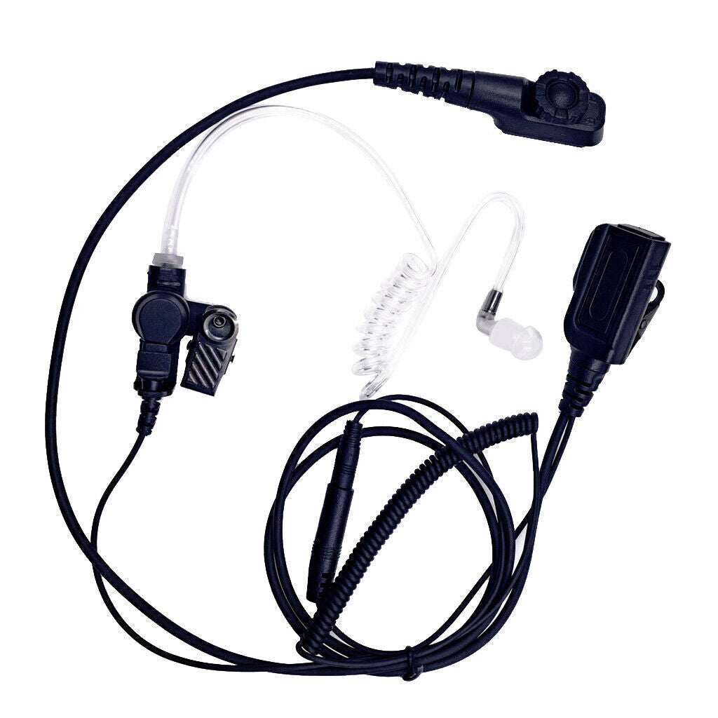 2 Pin Covert Acoustic Air Tube Earpiece Headset for Hytera HYT PD702 PD782