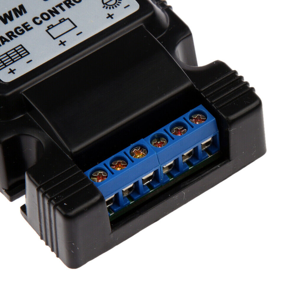 6V 12V 10A Auto Switch Solar Panel Battery Regulator Charge Controller Black