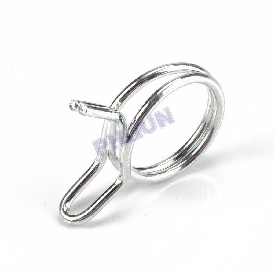 75x Double Wire Fuel Line Hose Tube Spring Clamps Kit Î¦7 Î¦9 Î¦11 Î¦13 Î¦16 Î¦18 Î¦22