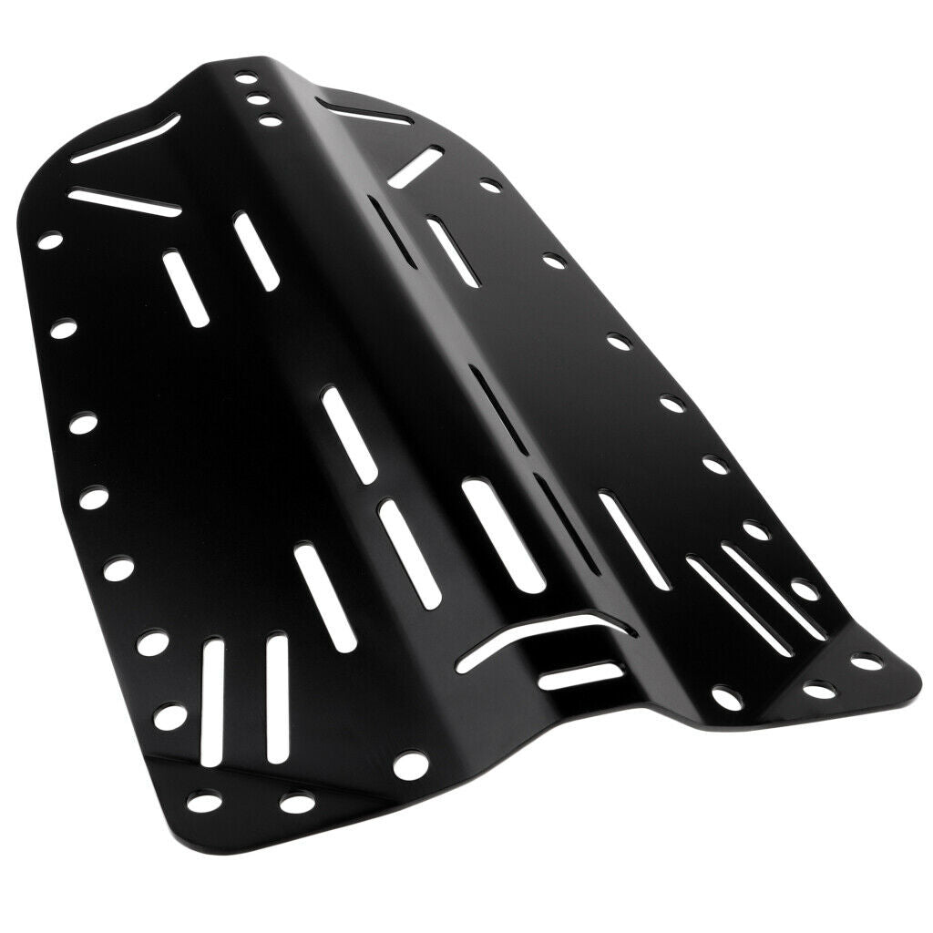 Black Diving Backplate Pad Unit for Scuba Diving Diver BCD Harness System