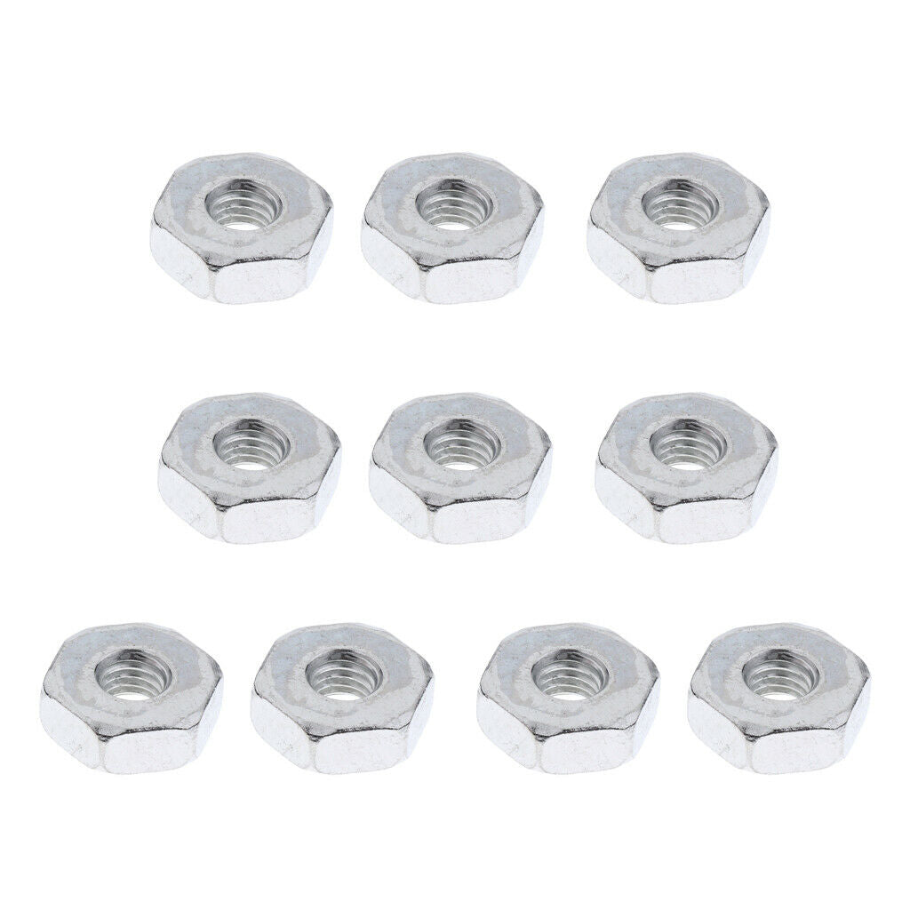 10PCS Metal Bar Nuts Replacement for MS170 - MS260 High Quality