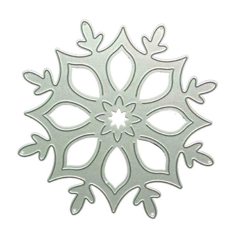 Snowflake Metal Cutting Dies Stencil DIY Scrapbooking Album Paper Card Template