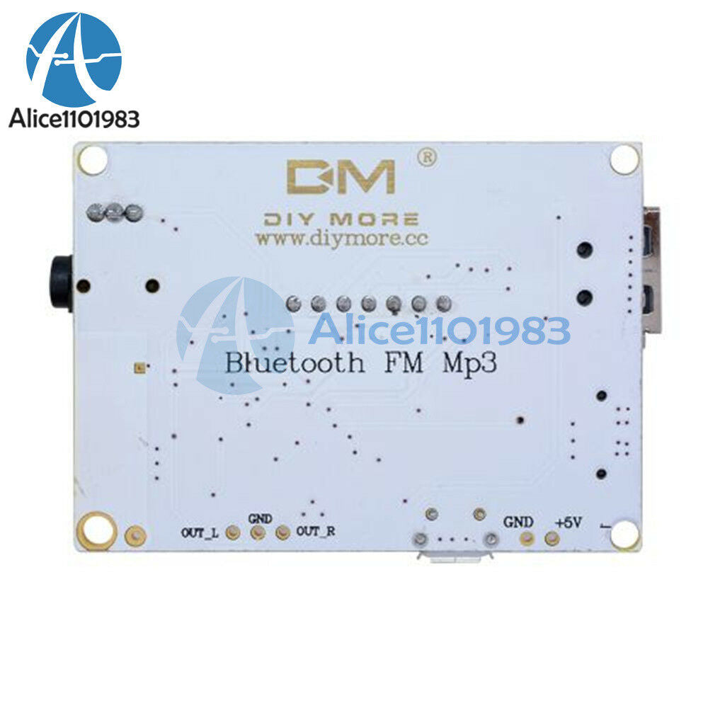Bluetooth Sound Decoder Infrared Remote Control Board Car MP3 FM TF MicroSD Card