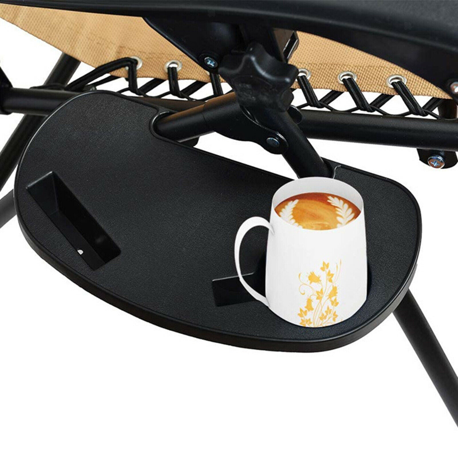1pc Anti Gravity Chair Cup Holder Anti Gravity Chair Clip On Chair Tray