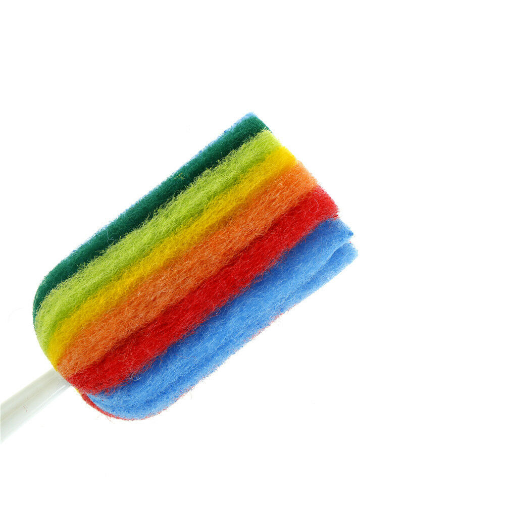 Rainbow Long Handle Easy Cup Brush Sponge Cleaner Cleaning Brush Bottle_Scr3 Tt