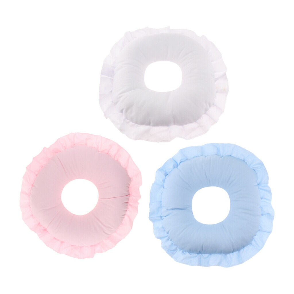 Massage Face Cradle Rest Pillow for SPA Salon, Pack of 3, Soft Cotton Fabric