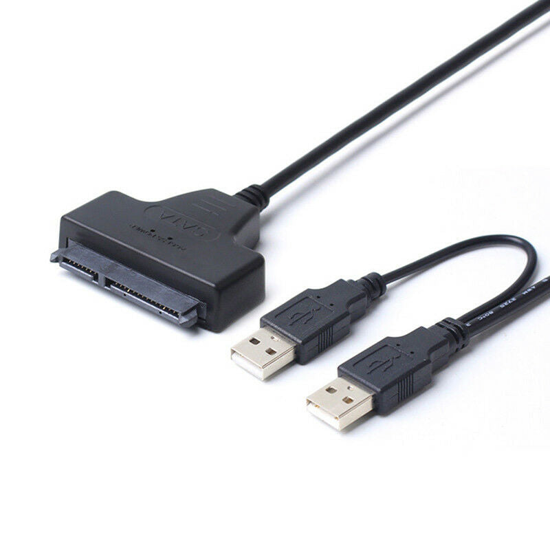 USB 2.0 to SATA Serial ATA Adapter Cable For 2.5" HDD SSD Laptop Hard Dri.l8
