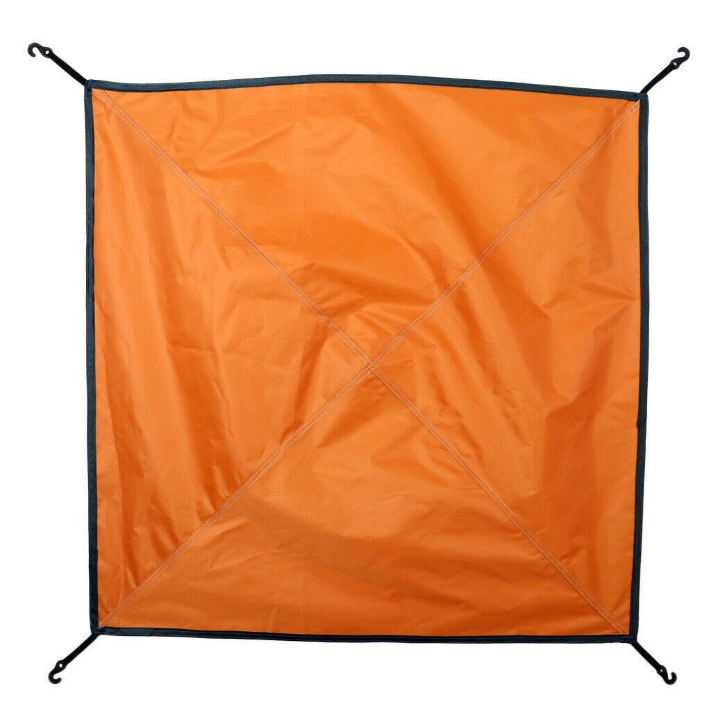 2pcs Portable Foldable Waterproof Tent Canvas Rain Cover for Camping - 81 X 81cm