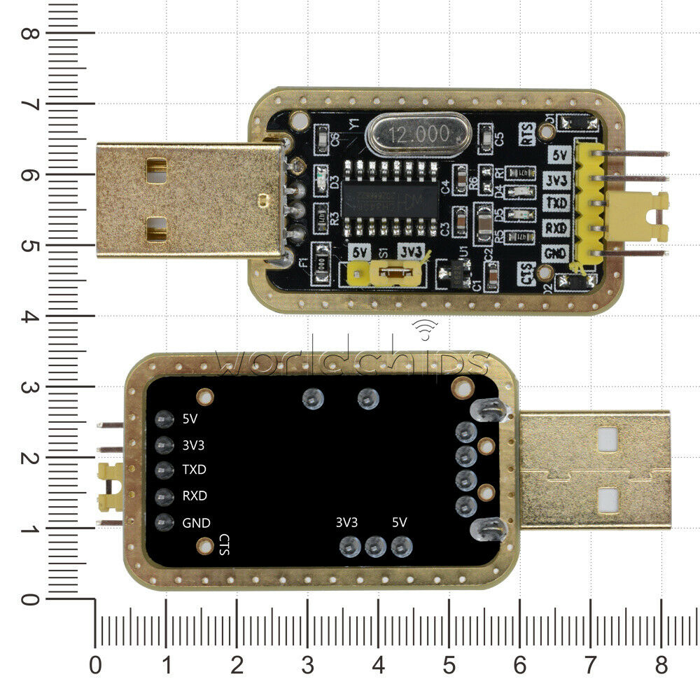 Upgrade to USB TTL STC RS232 Auto Converter Adapter Module CH340G NEW