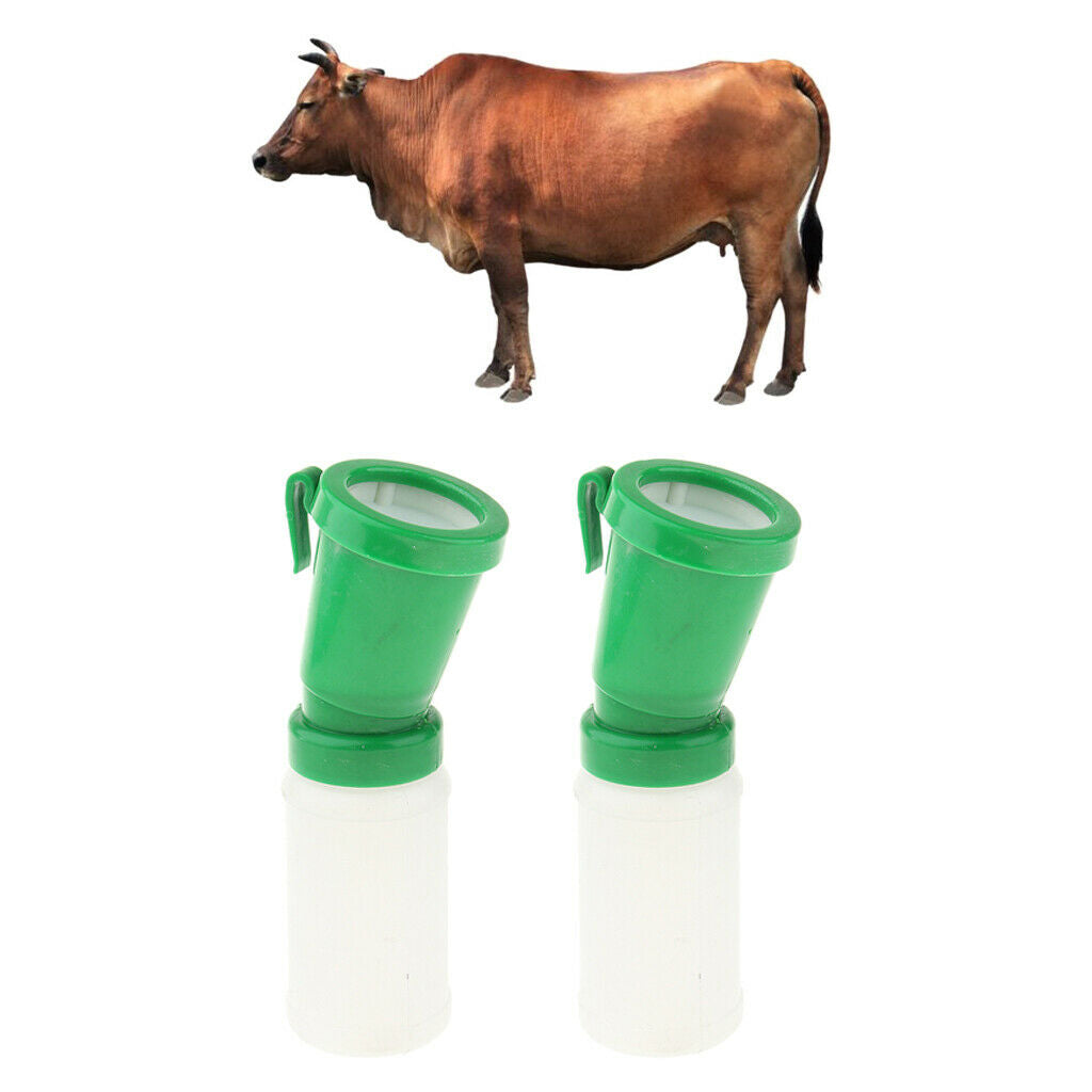 2x Cow Nipple Teat Cleaning Cup Non Reflow Nipple Cleaning Disinfection Cup