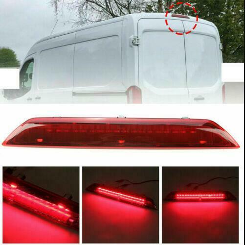 1pc For Ford Transit 2015-2020 16 17 18 19 Red Lens Rear High Level Brake Light