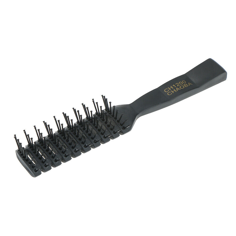 Anti-Static Brush Barber Hairdressing Beauty Styling Tool Plastic Massage N SJ