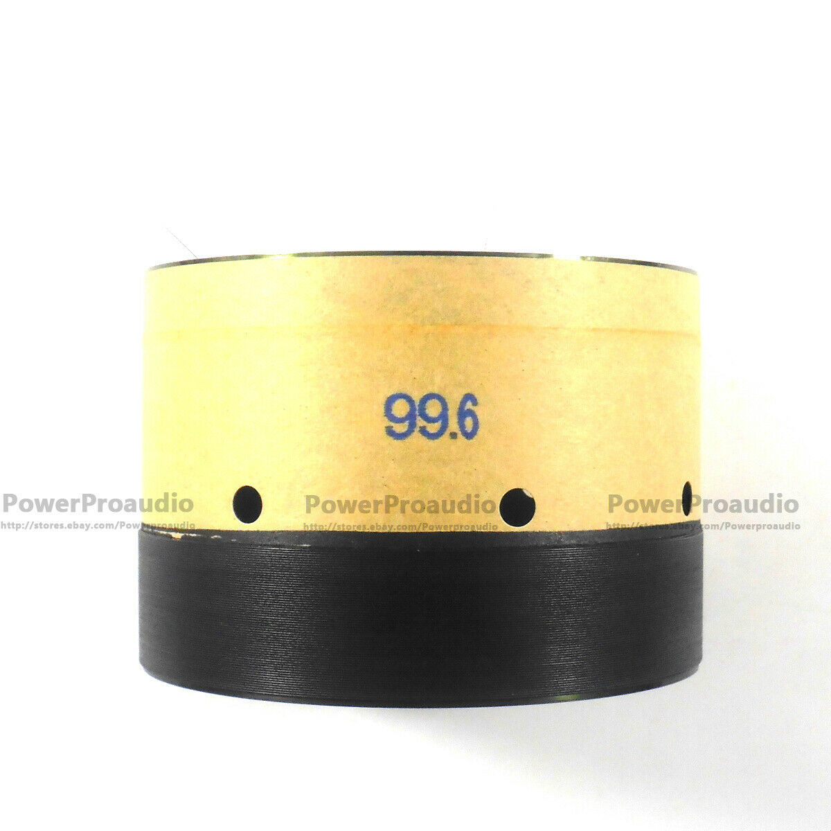 1PC  99.6mm Black aluminum Bass voice coil Pure copper Round wire 8ohm