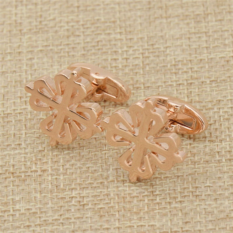 Unique Crown Shaped Copper Cuff Links Shirt Jewelry Accessories for Men Gifts