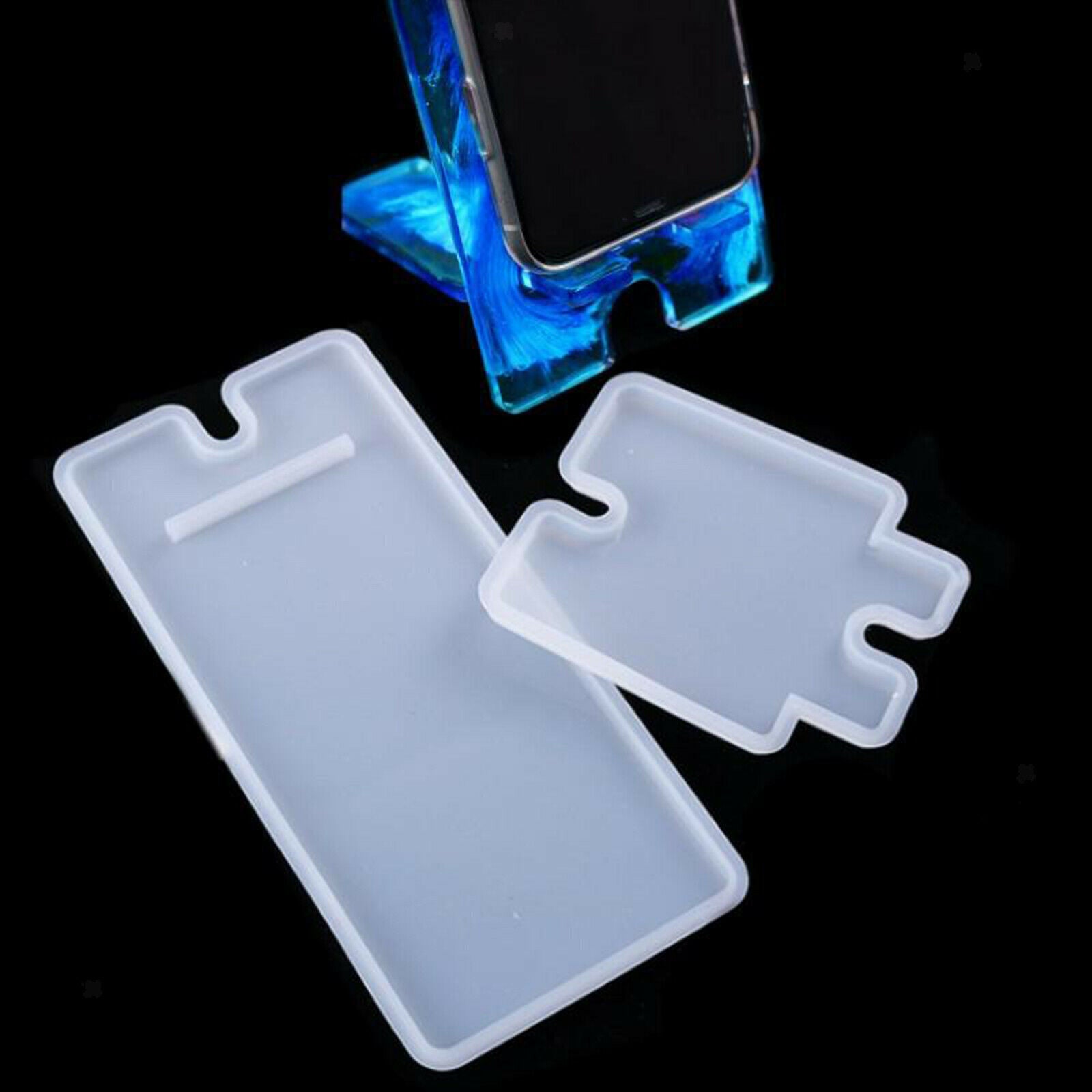 DIY Cell Phone Stand Epoxy Mold Universal Smartphone Holder Silicone Molds