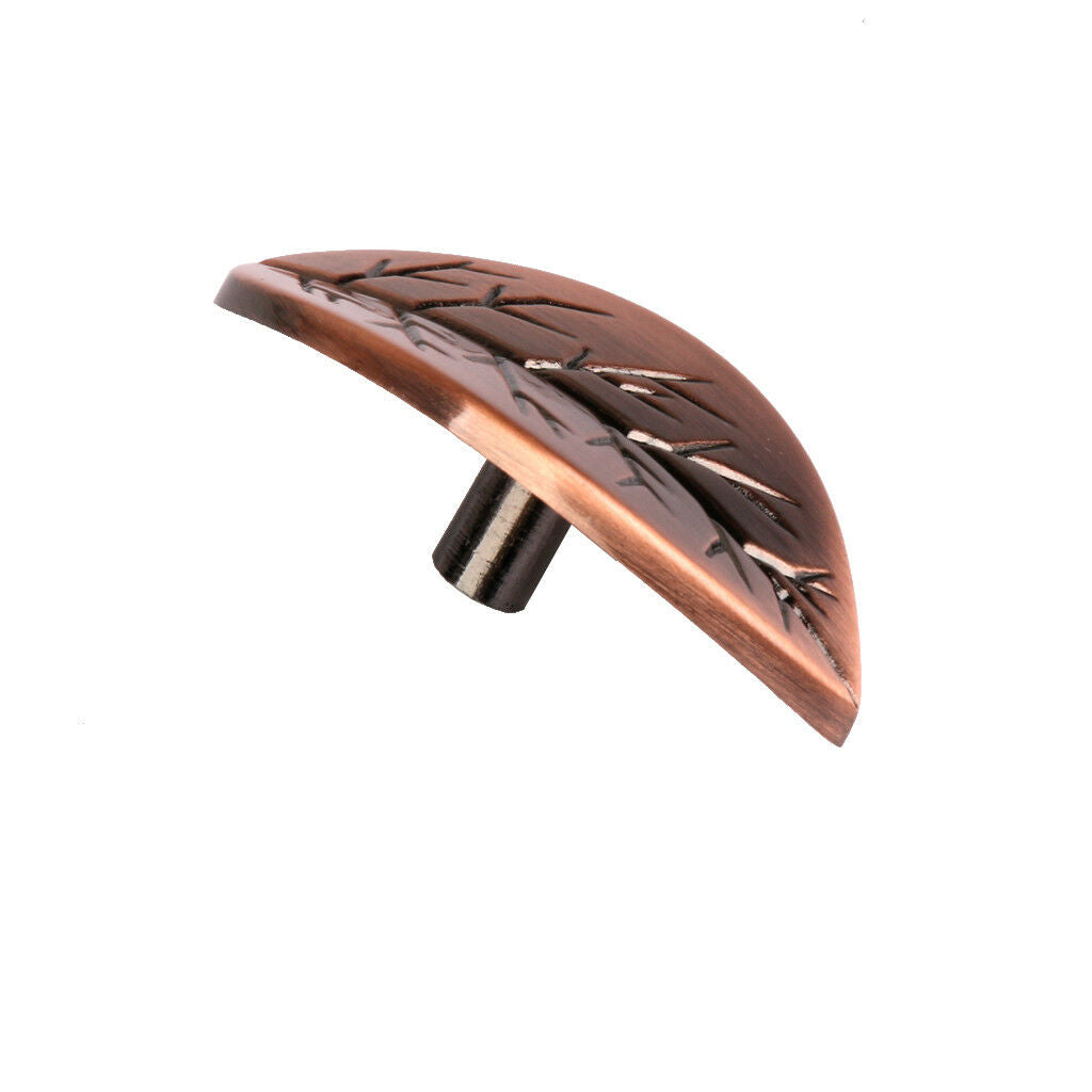 Pack 14 Leaf Design Door Drawer Cabinet Pull Handle Knob Furniture Hardware