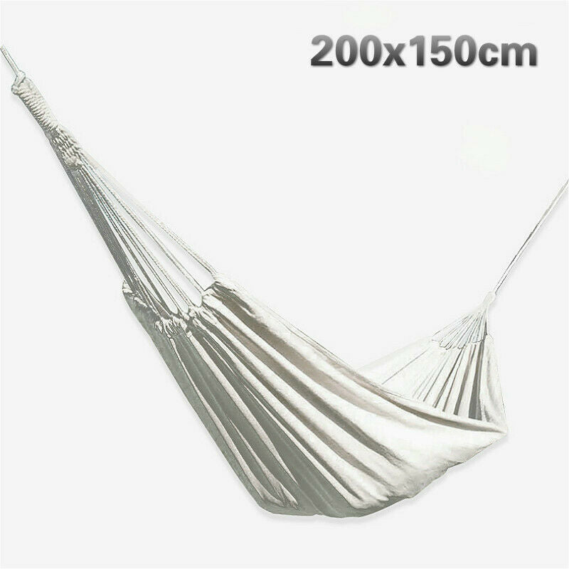 Thick Canvas Hammock Swing Outdoor Dormitory Camping Hanging Chair 200*150cm New