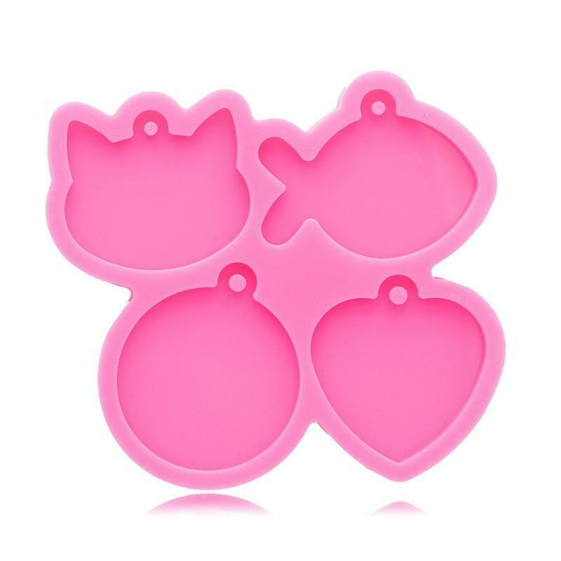 Love Pet Tag Keychain Mould Crystal Epoxy Creative Silicone Mould Love Gift