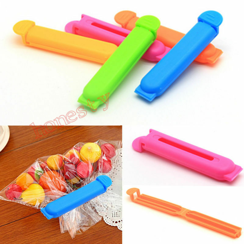10pcs Kitchen Storage Food Snack Seal Sealing Bag Clips Clamp Plastic