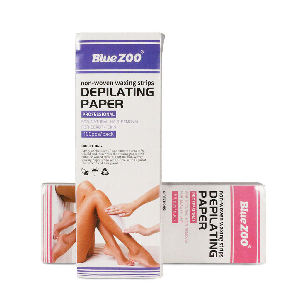 200Pcs Disposable Hair Removal Depilatory Epilator Paper Strip Arms Bikini