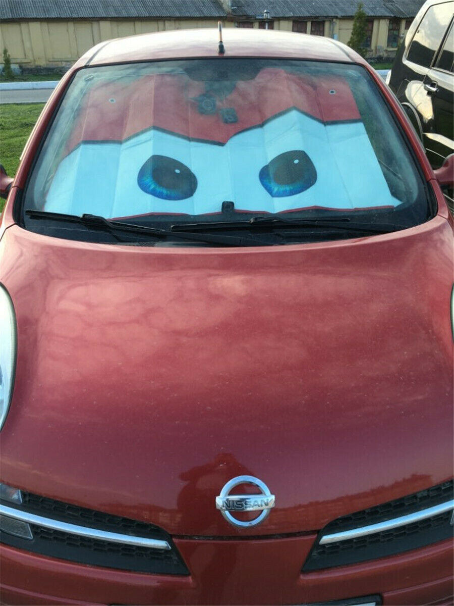 Aluminium Foil 130Ã—70CM Cartoon Window Foil Eye Pixar Heated Windshield Sunshade