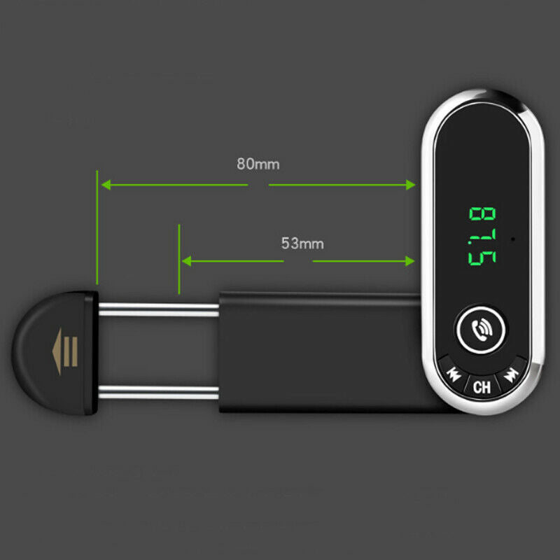 Car Bluetooth Hands-free MP3 WMA Player FM Transmitter with Mobile Phone Holder