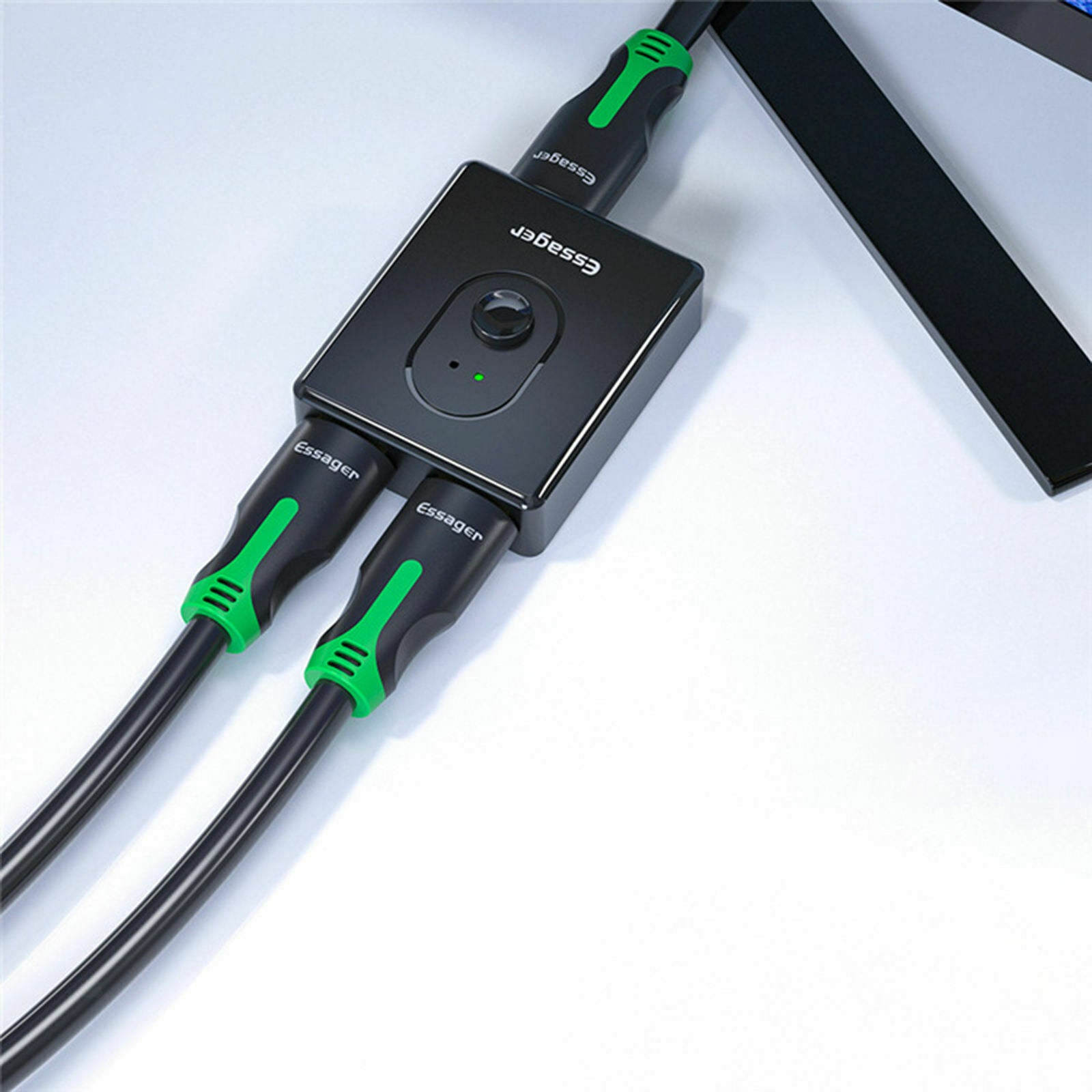 1x2/2x1 HDMI 2.0 Splitter Connector for DVD HDTV Dual Modes No Extra Power