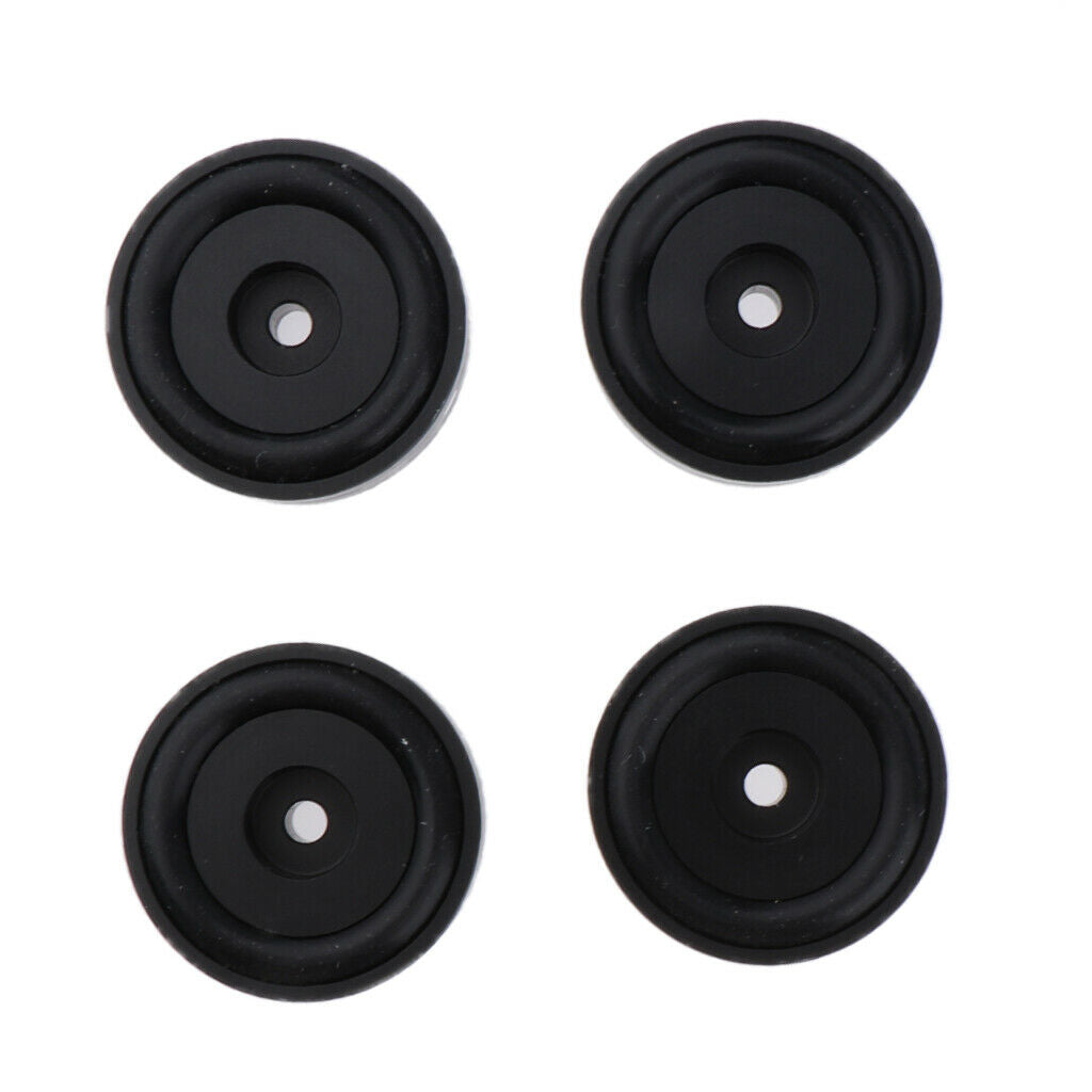 4x 40*15mm Aluminum Isolation Feet Pad Stand Base For CD Turntable Radio AMP