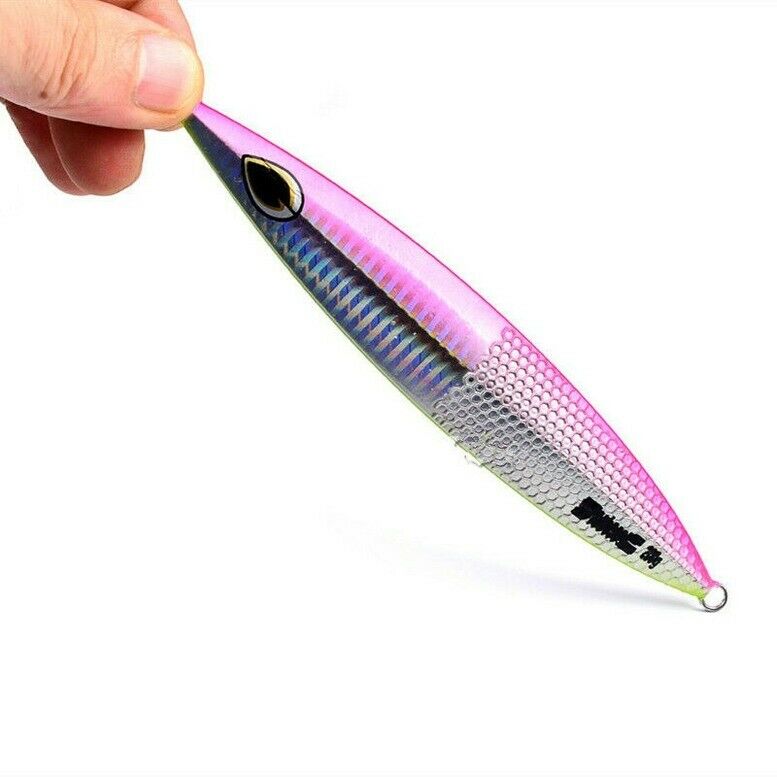 5pcs/set Fishing Lure Glow Metal Jigging Lure Slow Pitch Jigs Snapper 17cm/200gs