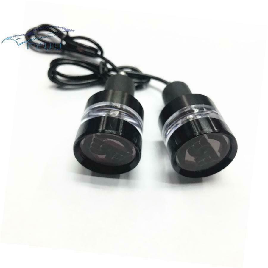 2X DRL Motorcycle Dual Turn Signal LED Light Indicator Blinker Handle Bar End