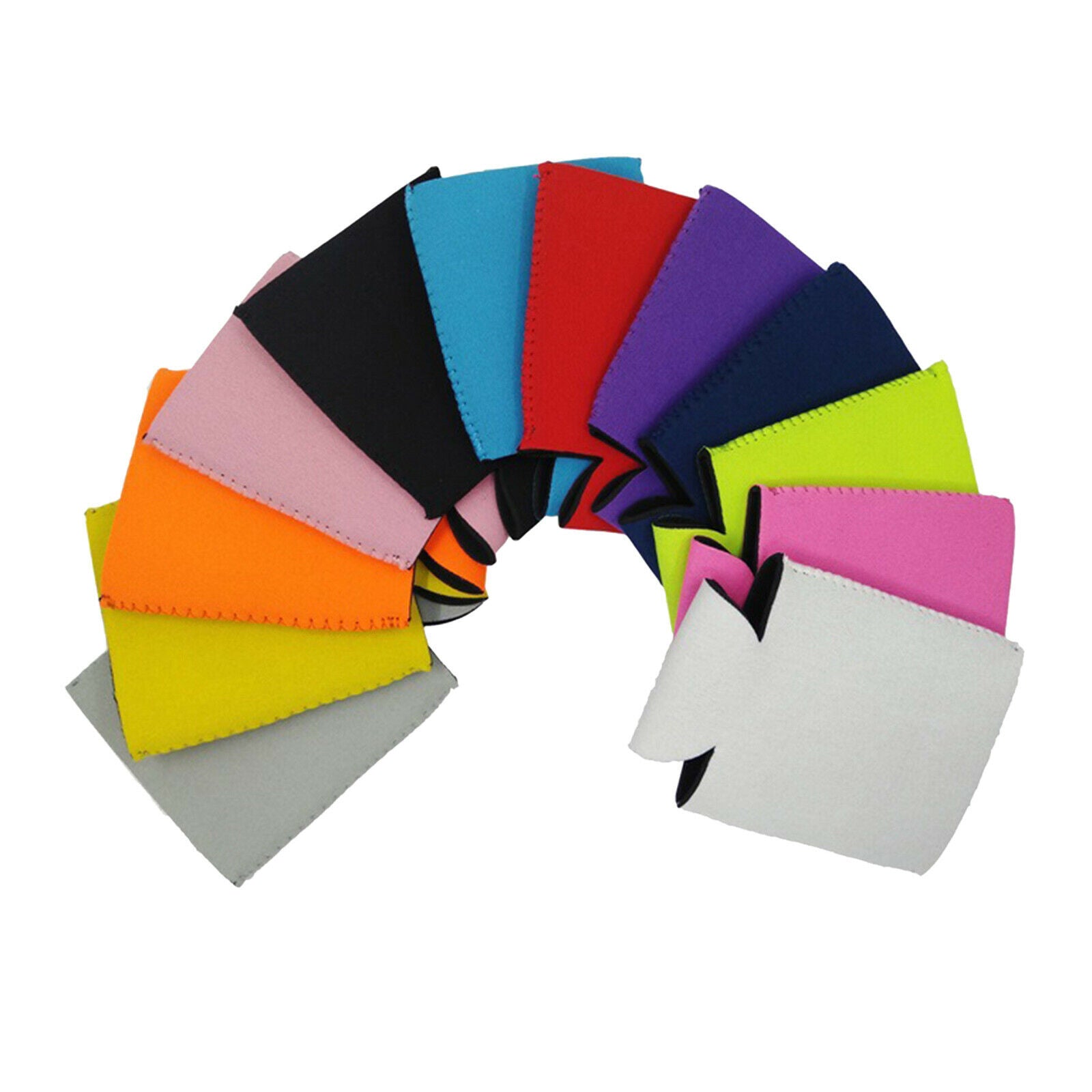 10Pc Blank Drink Coolers Can Sleeves for Beer Cans Bottles for Wedding Party