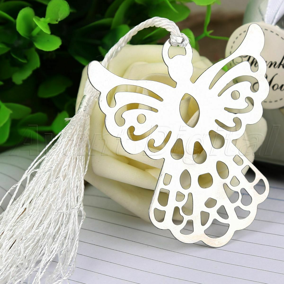 Designed Guardian Angel Tassels Bookmark Page Holder Marker Memo Note Stationery